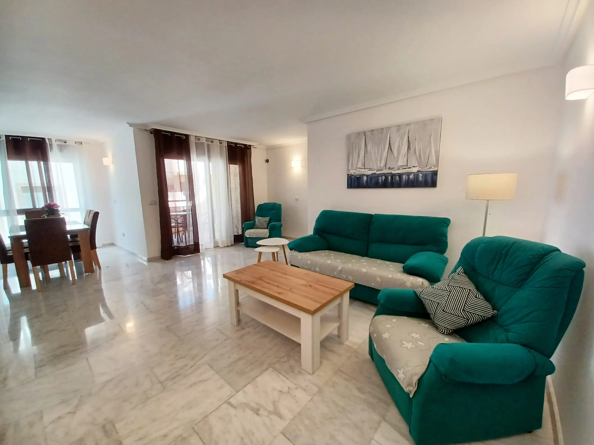 Salón de Casa Marjeleta en Moraira